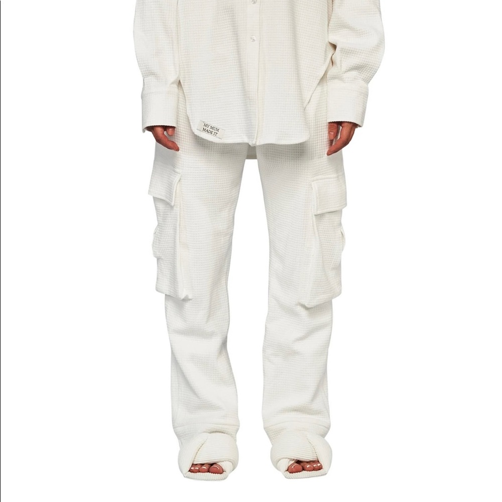 My Mum Made It utility waffle pants L new w tags